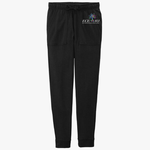 Women's PosiCharge ® Tri Blend Wicking Fleece Jogger Thumbnail