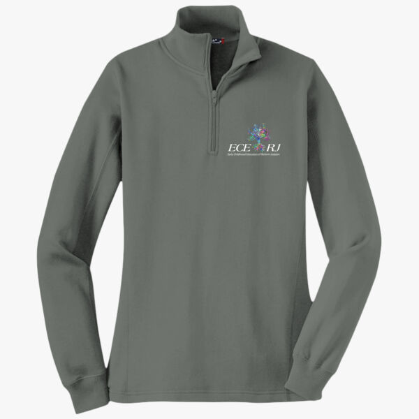 Ladies 1/4 Zip Sweatshirt Thumbnail